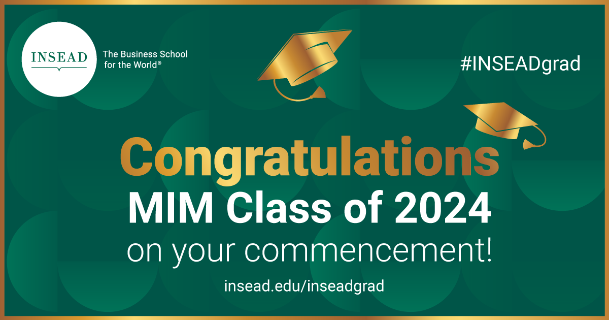 MIM24 Commencement Congratulations