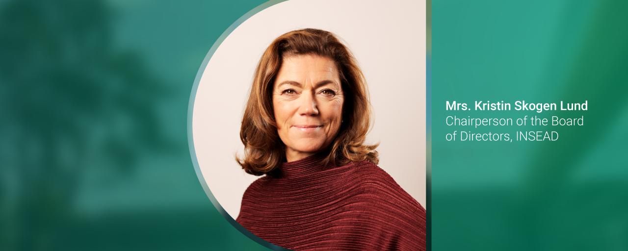 Mrs. Kristin Skogen Lund has been appointed Chairperson of the