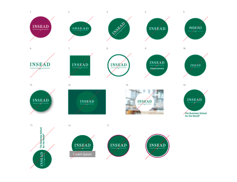 insead incorrect usage