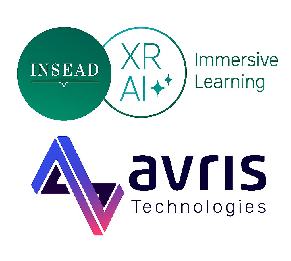 Immersive Learning Avris lock up logo