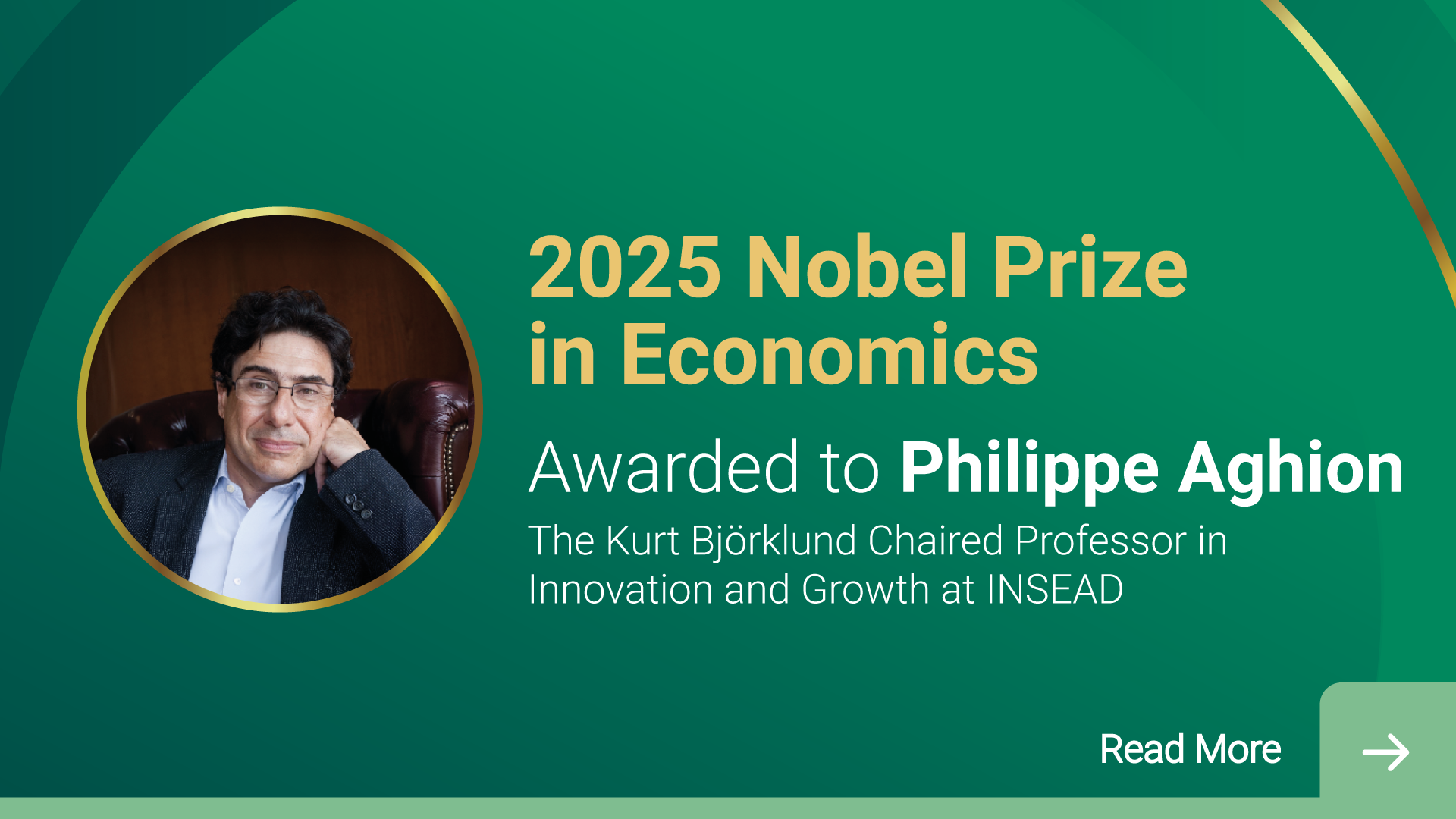 Philippe Aghion - winner of Nobel prize in Economics 2025
