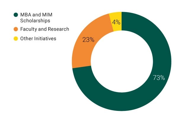 Pie chart Dean's Fund - IFIR 2025 rev