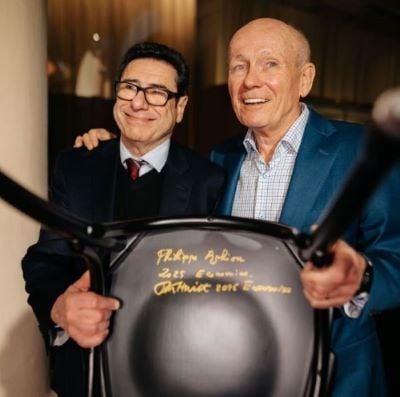 philippe aghion nobel ceremony chair