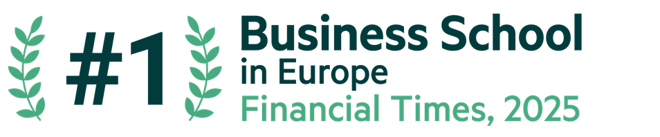 2025 FT Ranking n.1 Business School in Europe