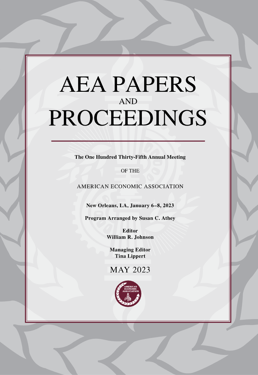 AEA Papers and Proceedings cover