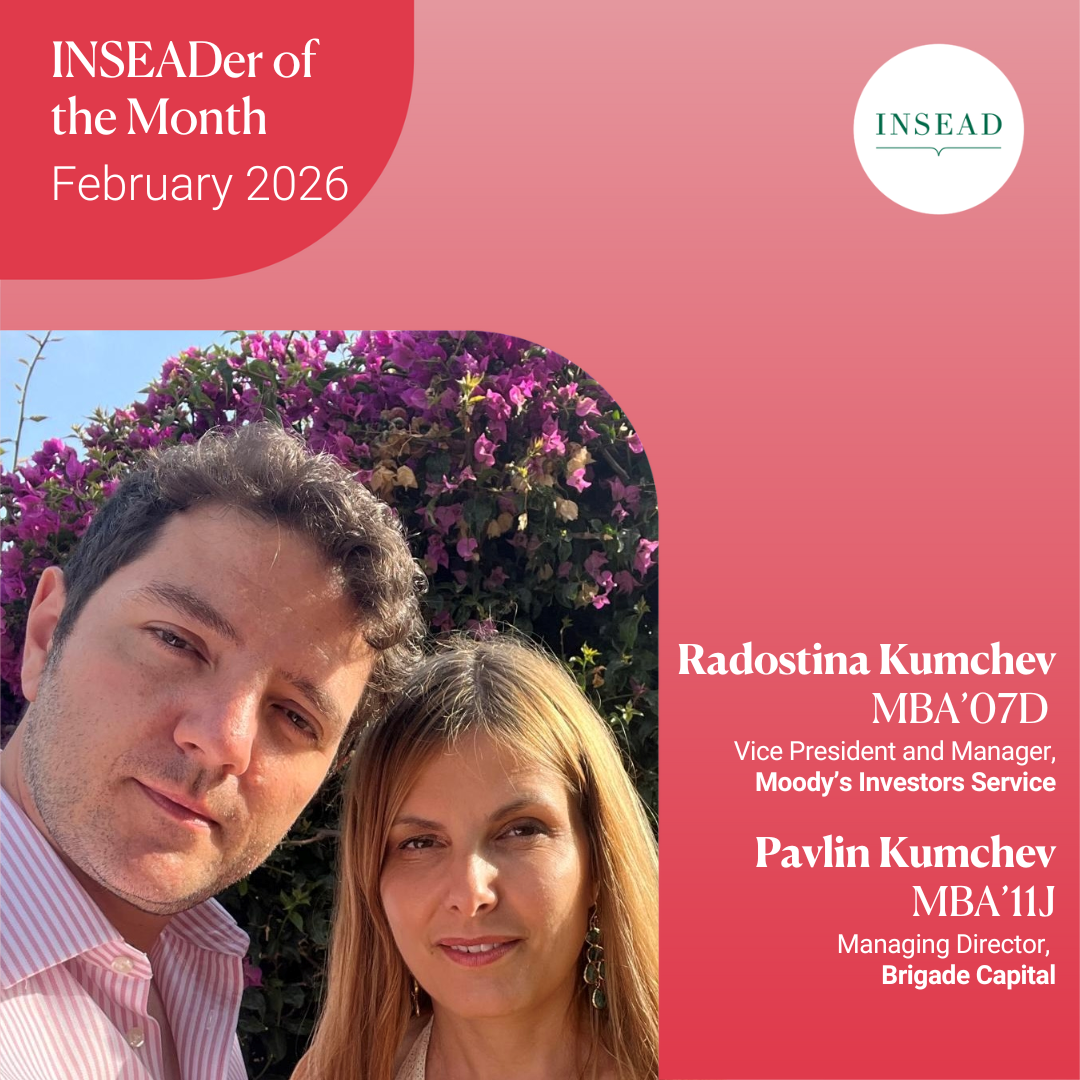 Radostina Kumchev MBA’07D and Pavlin Kumchev MBA’11J