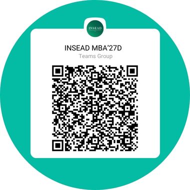 QR Code - MBA'27D Teams group