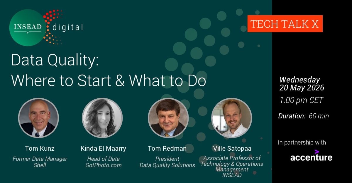 Webcard for TECHTALKX - Data Quality: Where to Start & What to Do