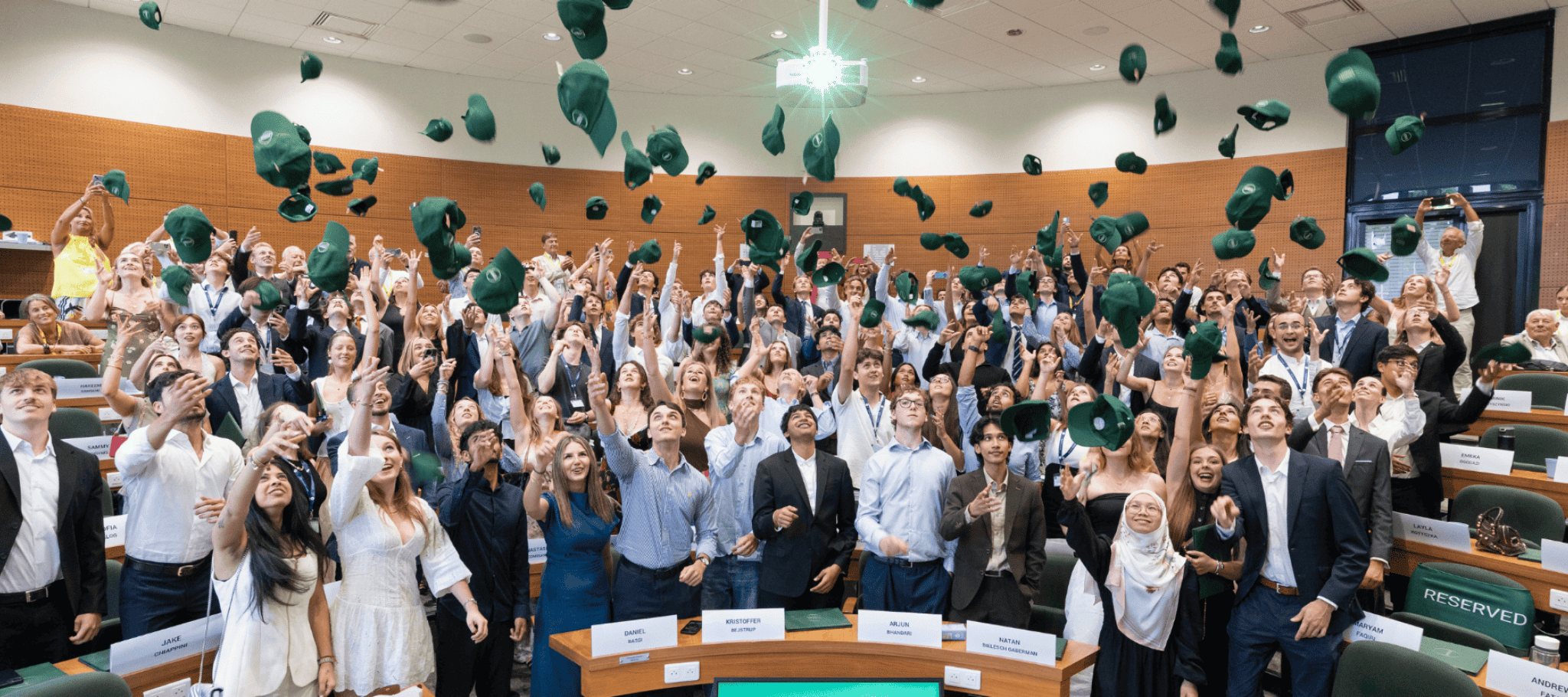 INSEAD Summer School participants celebrating together