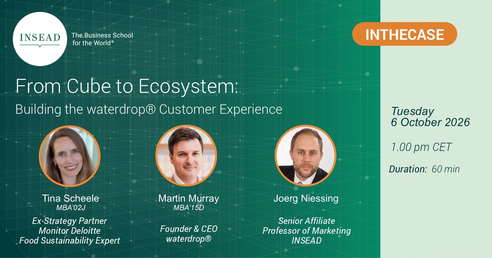 INTHECASE: From Cube to Ecosystem: Building the waterdrop® Customer Experience webcard