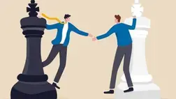 Two men reaching out to shake hands Two men reaching out to shake hands