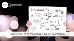 A pair of hands holding up an "Innovation" chart A pair of hands holding up an "Innovation" chart